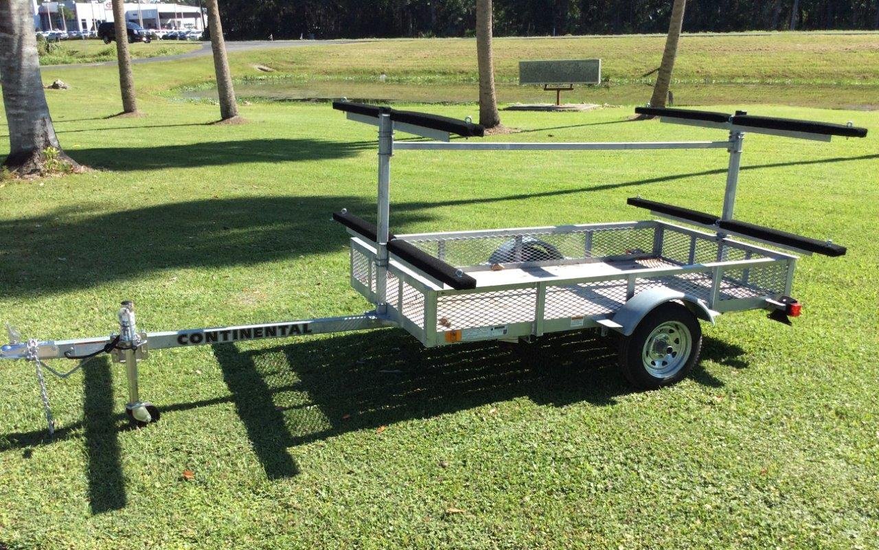 Utility Trailer with Racks